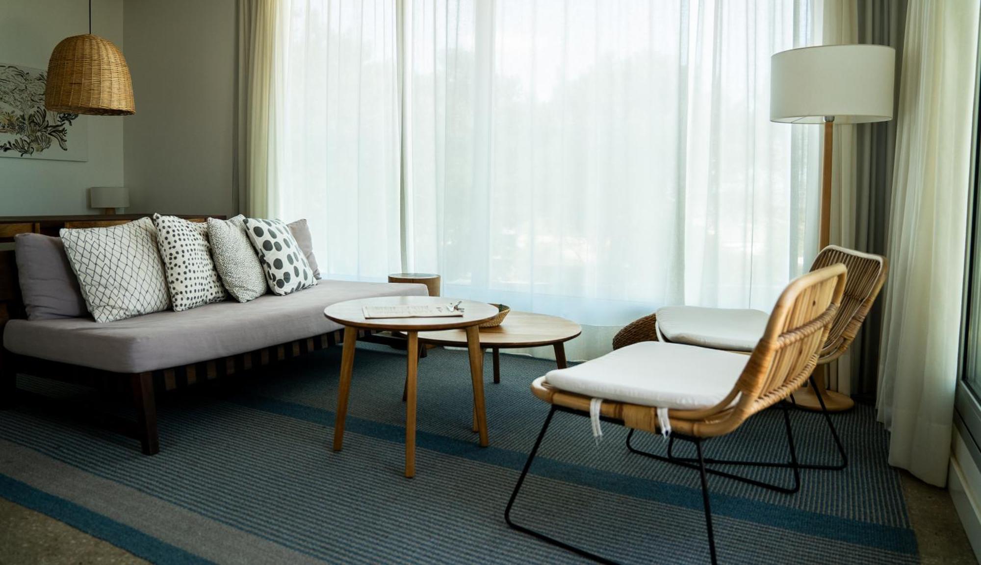 Casagrande Hotel & Beach Club José Ignacio Zewnętrze zdjęcie A living room at the hotel